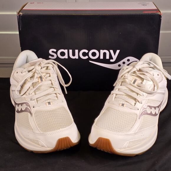 Saucony - Cohesion 17 - Women's 9.5W - White Shoes Running STYLE S10944-130 NEW - Picture 1 of 8